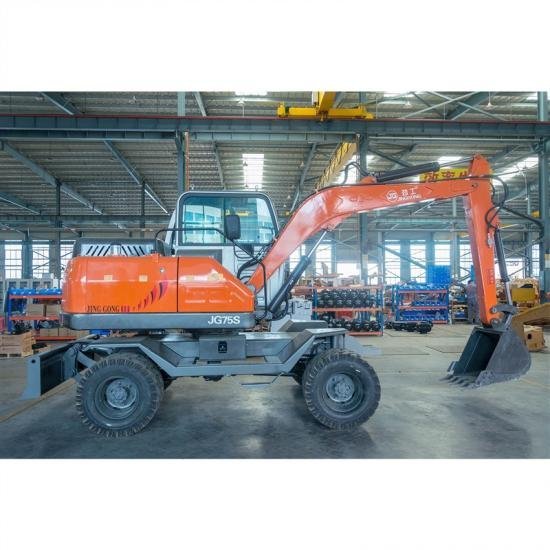 Wheeled excavators & material handlers